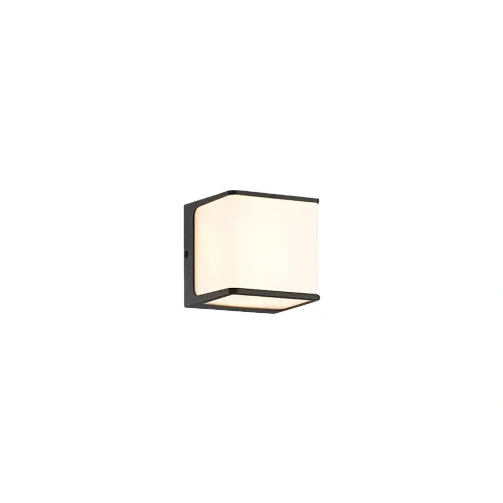 Lunara Modern Solar LED Outdoor Wall Lamp – Waterproof Sensor Light for Courtyard