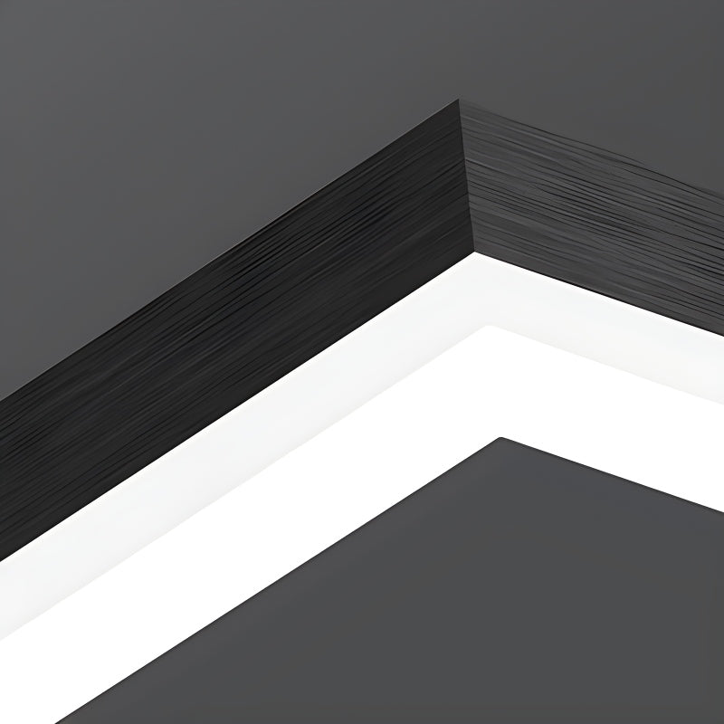 Black Linear Chandelier for Dining Table