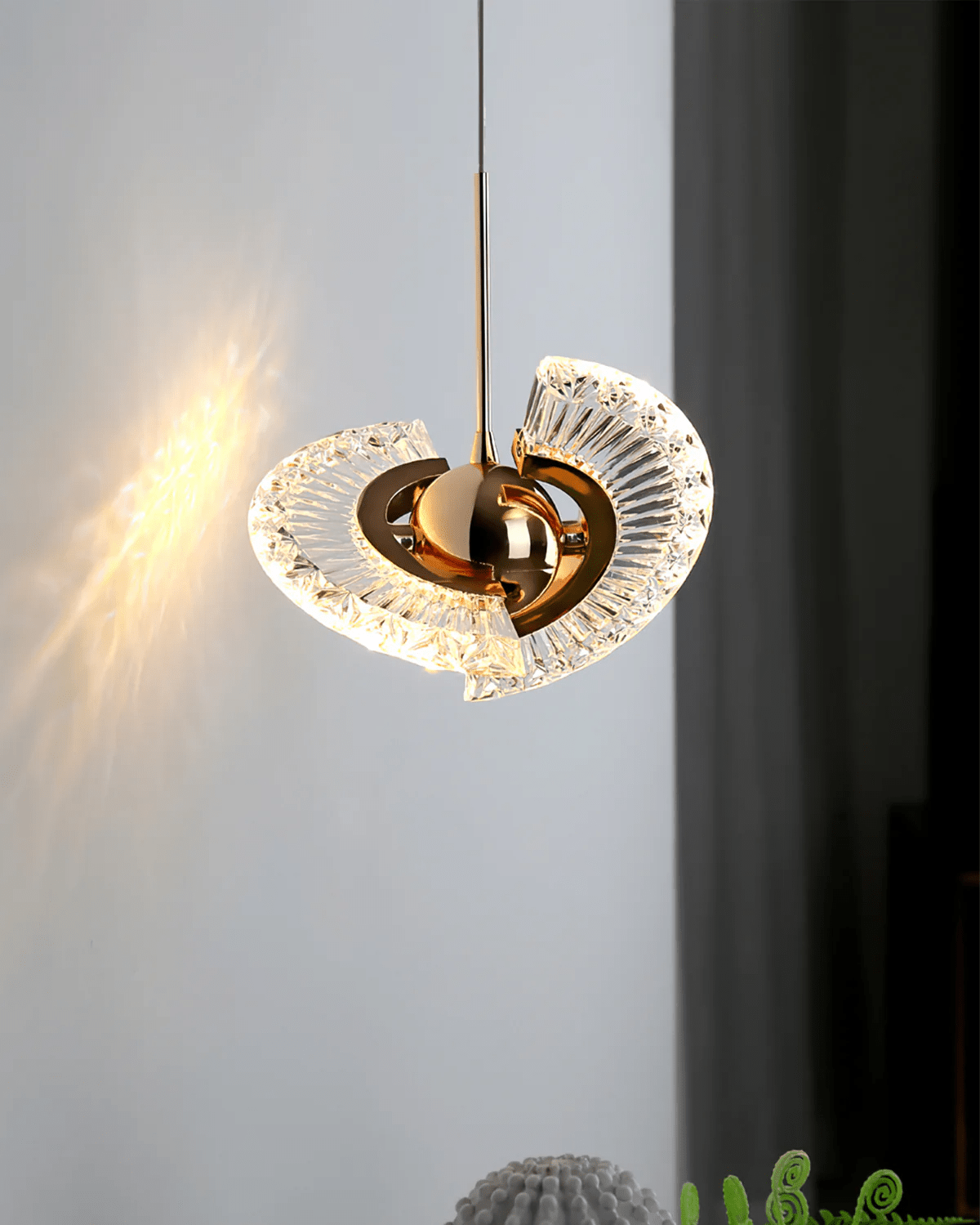 Glass Pendant Light for Kitchen Island and Dining Room