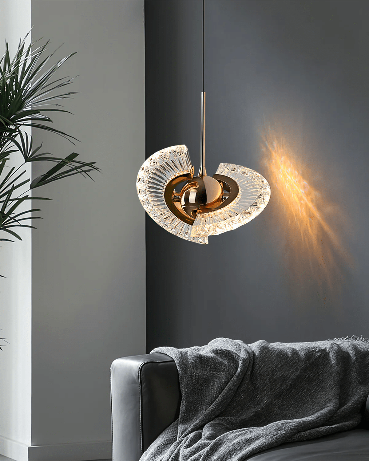 Glass Pendant Light for Kitchen Island and Dining Room