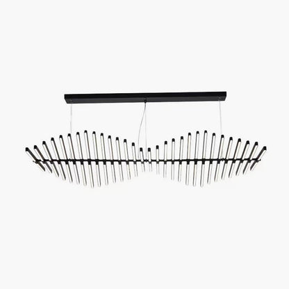 Nuvlight Linear Fish Bone Modeling Chandelier