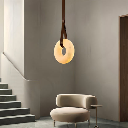 Aktis Alabaster Pendant Light