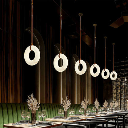 Aktis Alabaster Pendant Light