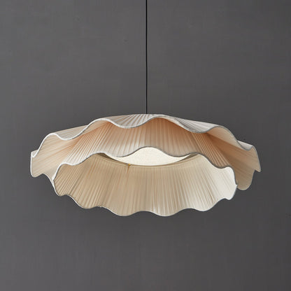 Arwen Handmade Fabric Ripple Pendant