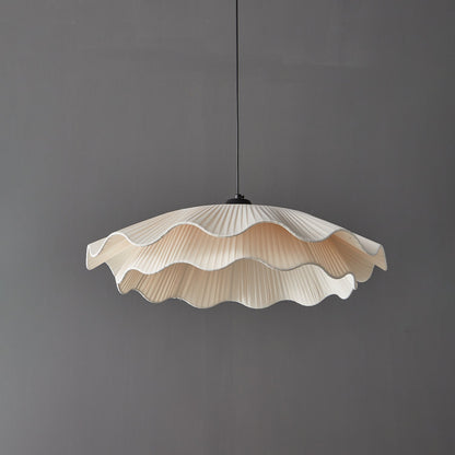 Arwen Handmade Fabric Ripple Pendant