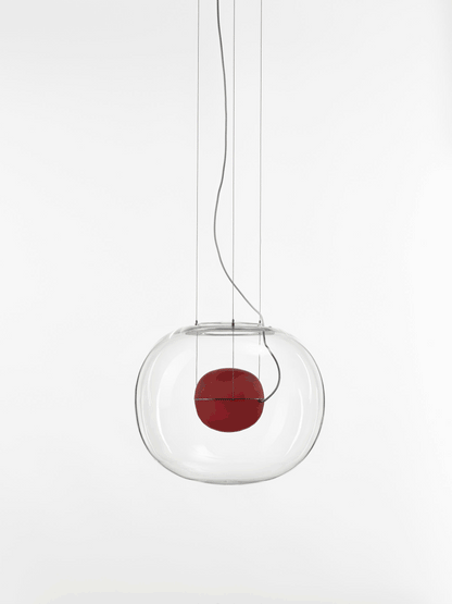 Glass Globe Pendant Light for Living Room and Foyer