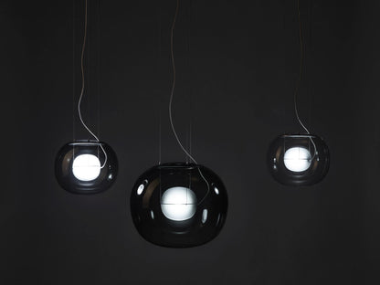 Glass Globe Pendant Light for Living Room and Foyer