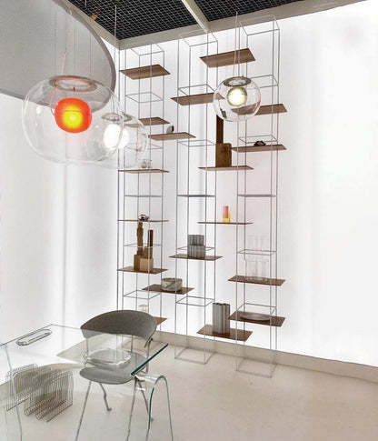 Glass Globe Pendant Light for Living Room and Foyer