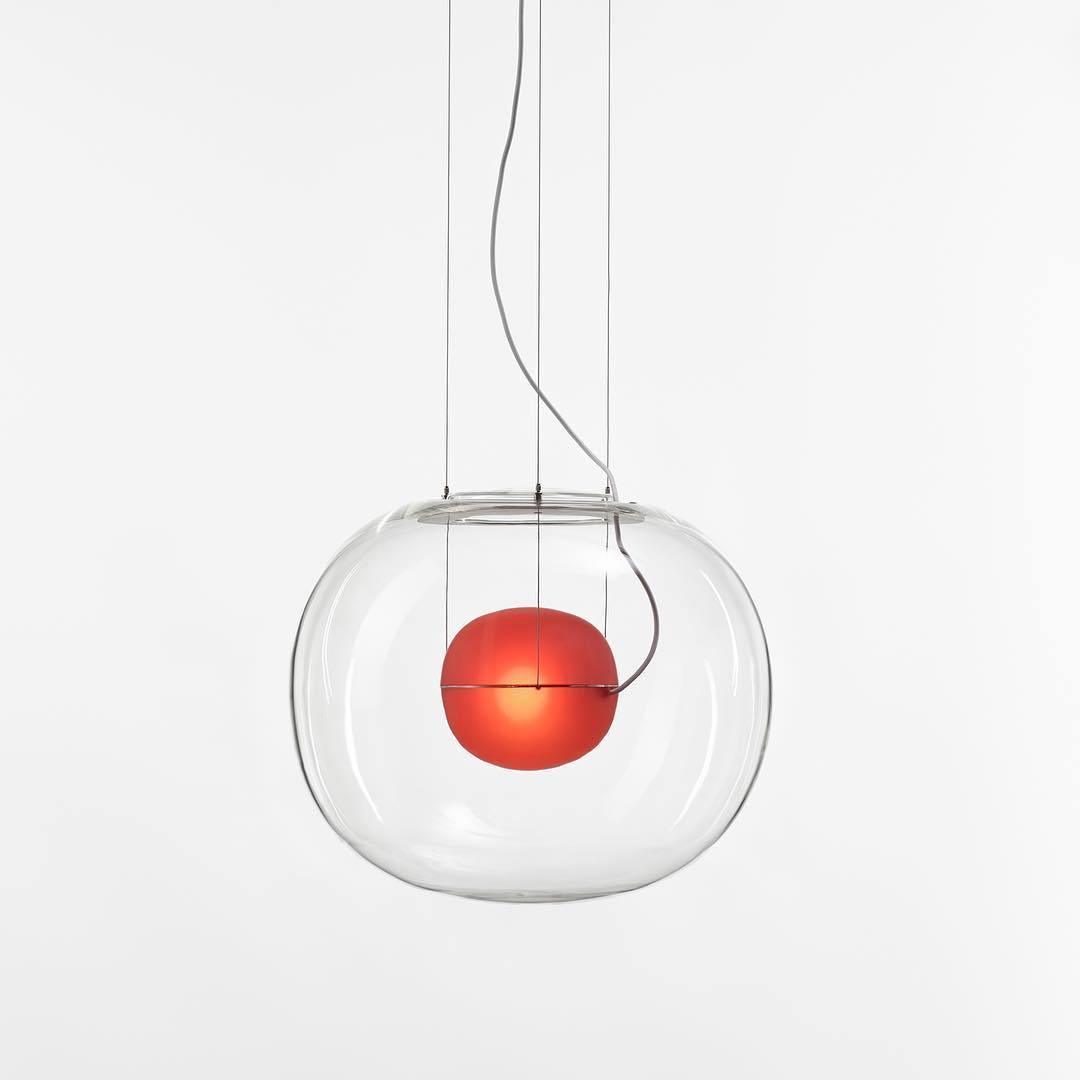 Glass Globe Pendant Light for Living Room and Foyer