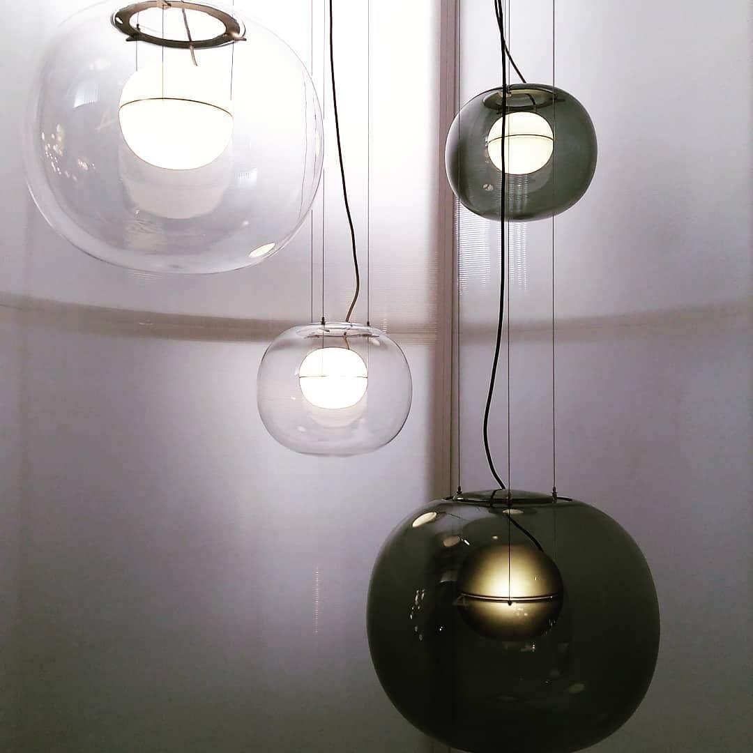 Glass Globe Pendant Light for Living Room and Foyer