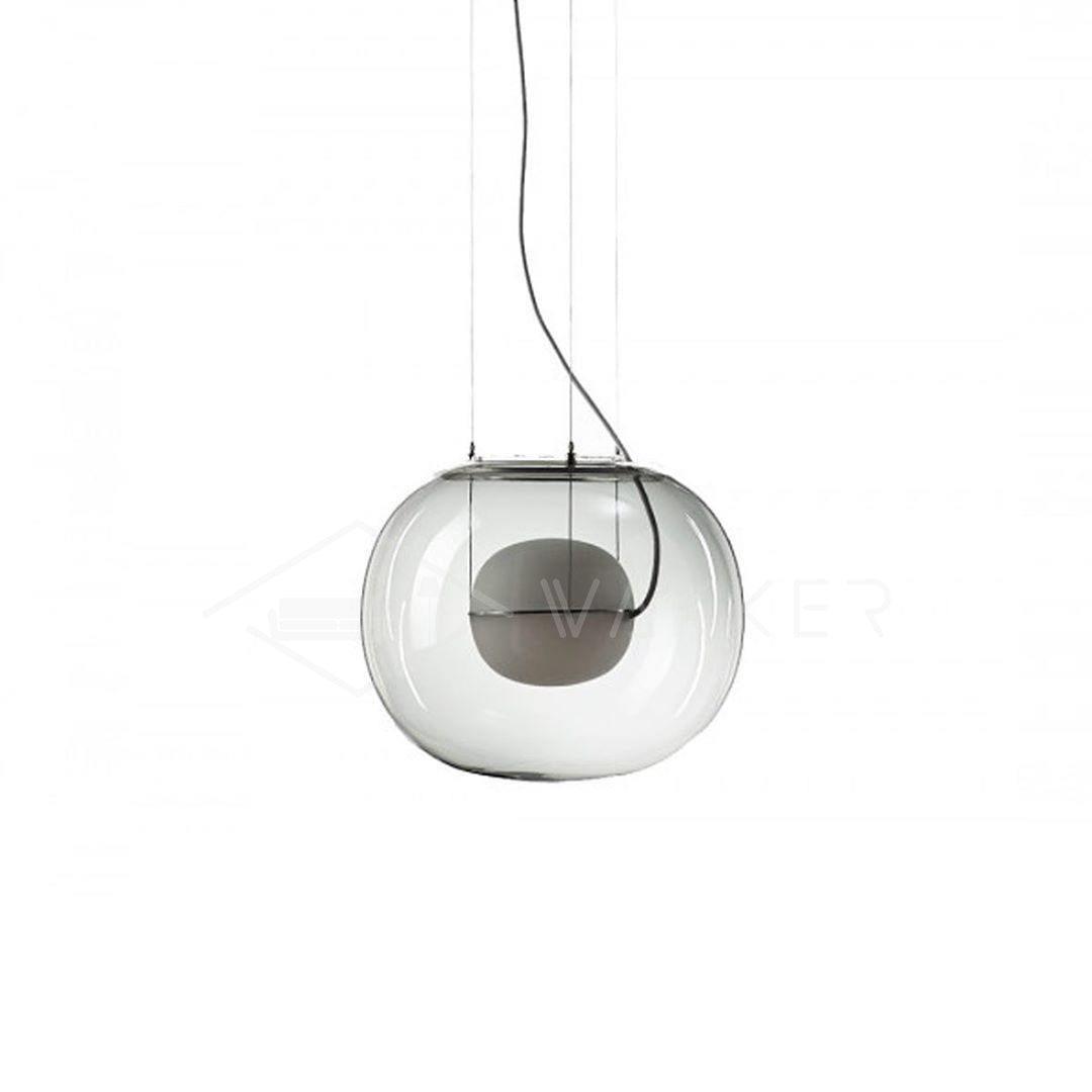Glass Globe Pendant Light for Living Room and Foyer