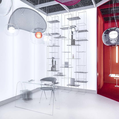 Glass Globe Pendant Light for Living Room and Foyer
