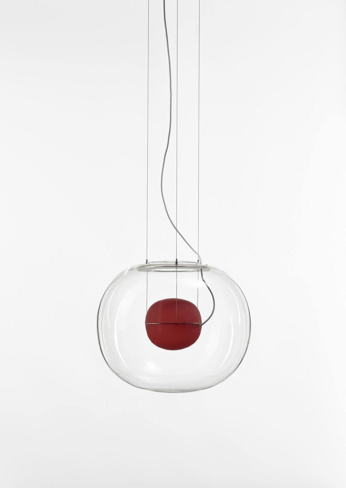 Glass Globe Pendant Light for Living Room and Foyer