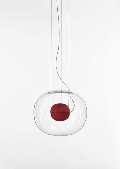 Glass Globe Pendant Light for Living Room and Foyer