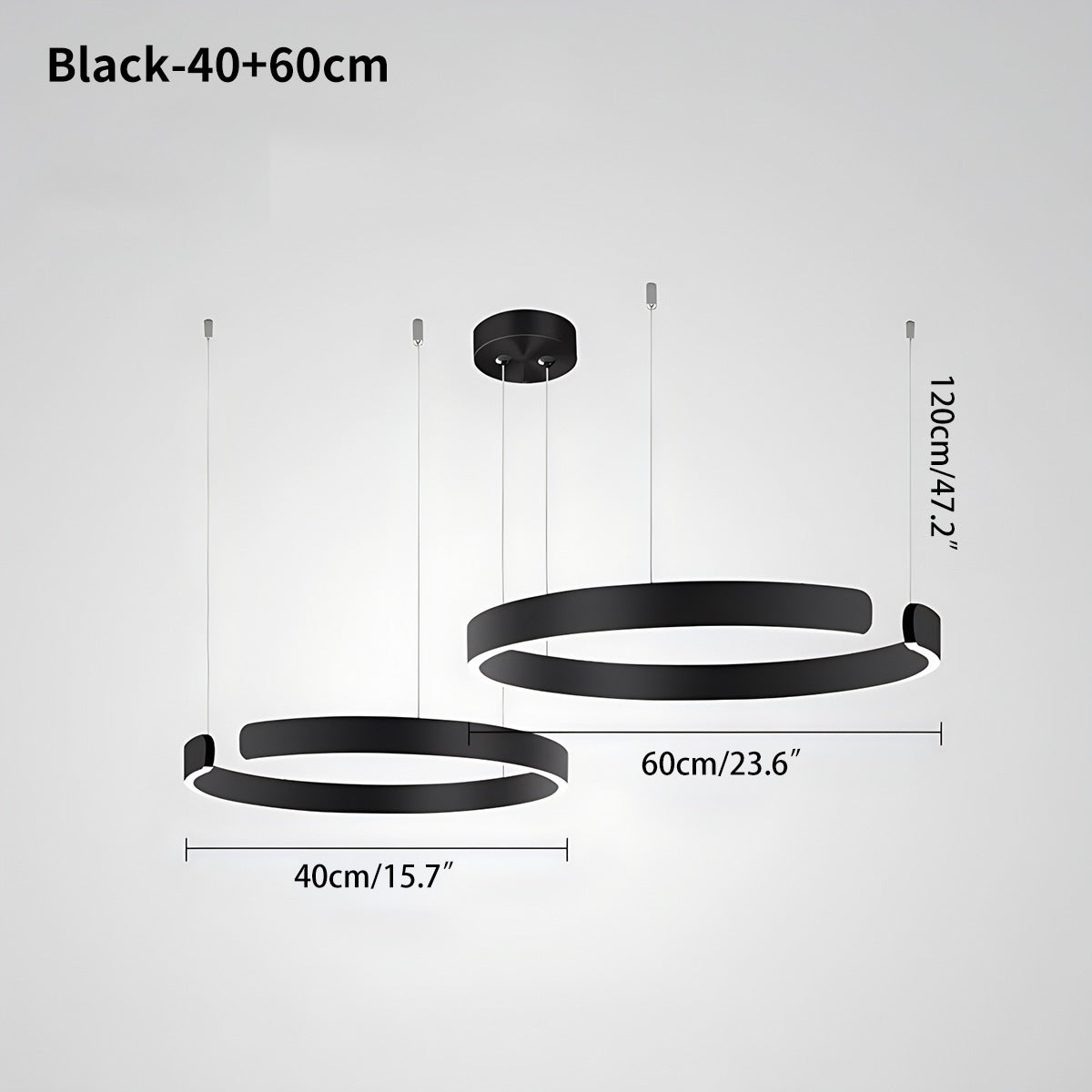 LED Ring Chandelier for Living Room and Office