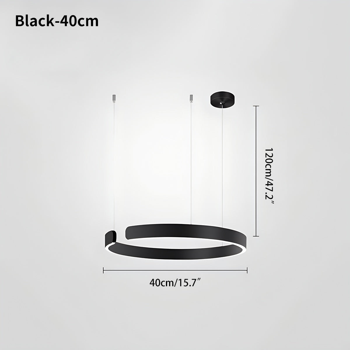 LED Ring Chandelier for Living Room and Office