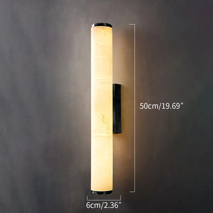 Alabaster Wall Sconce for Hallway and Bedroom