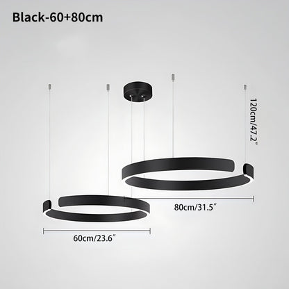 LED Ring Chandelier for Living Room and Office