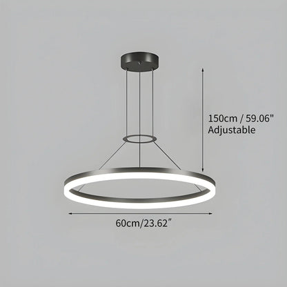 LED Ring Pendant Light for Living Room