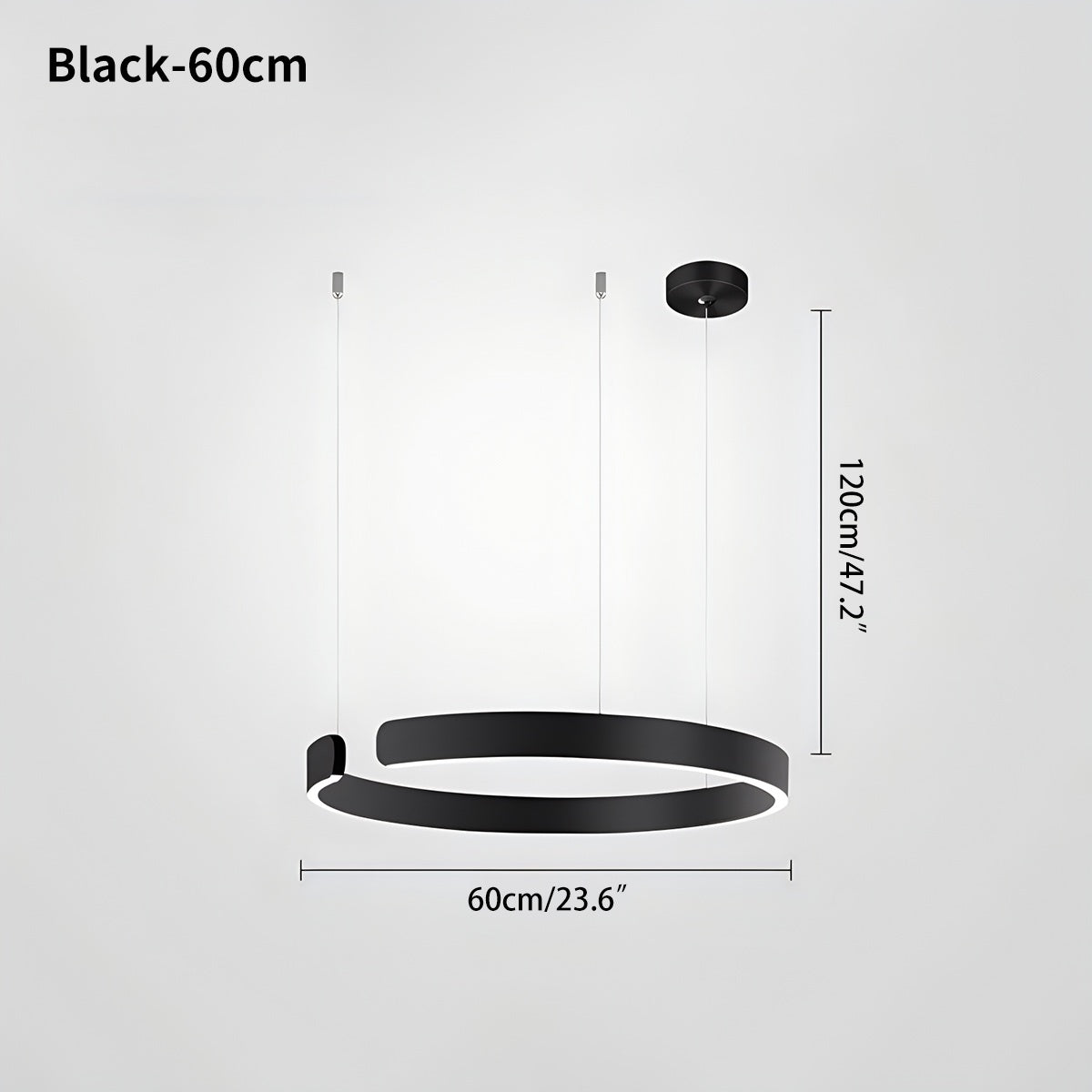 LED Ring Chandelier for Living Room and Office
