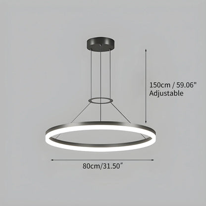 LED Ring Pendant Light for Living Room