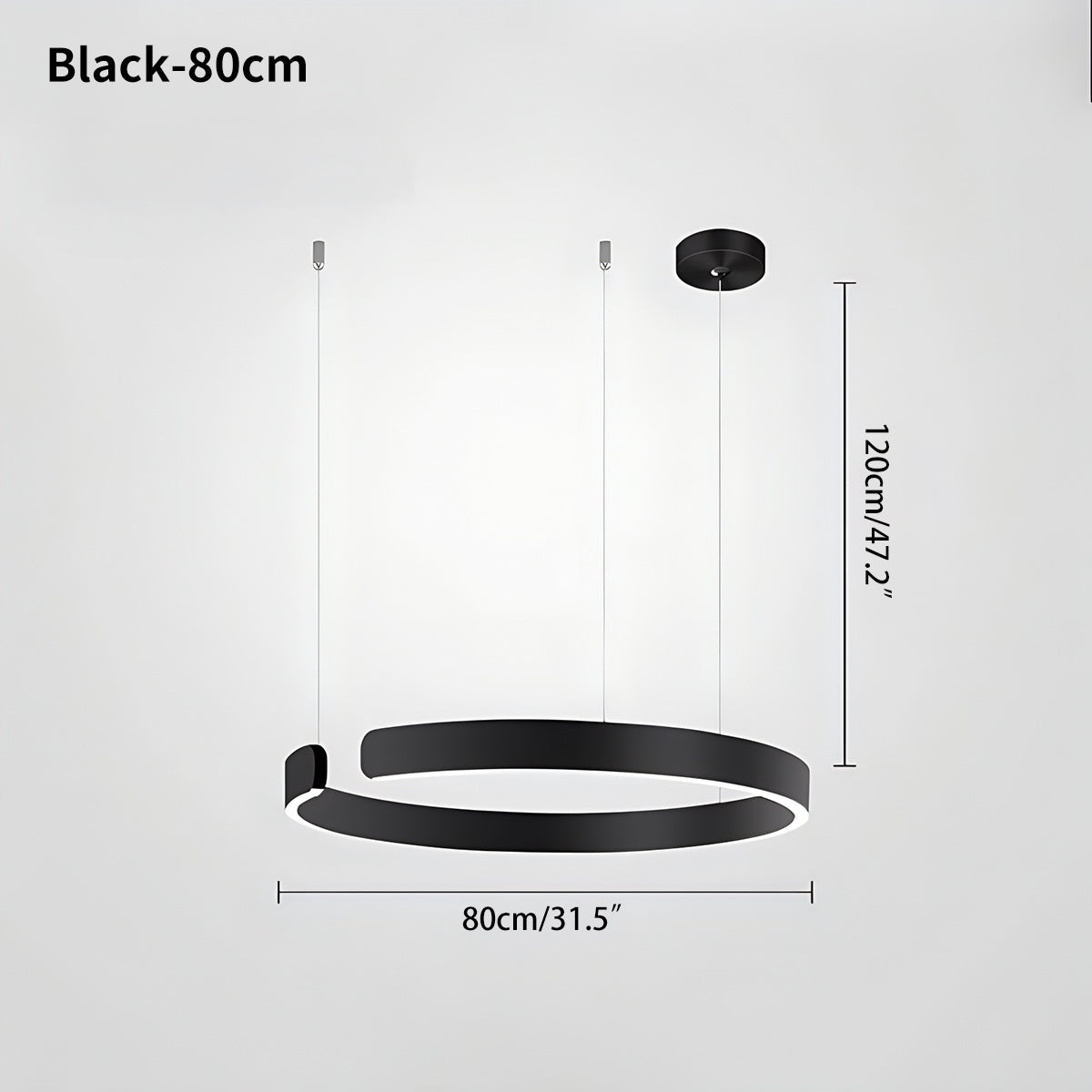 LED Ring Chandelier for Living Room and Office