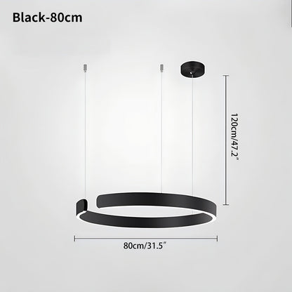 LED Ring Chandelier for Living Room and Office