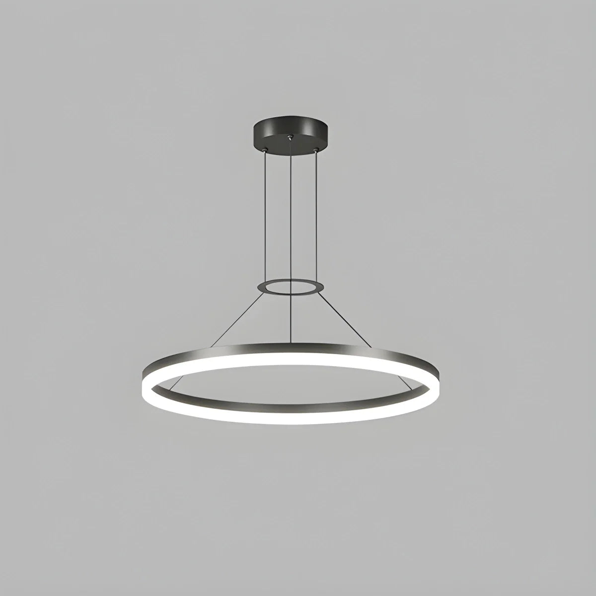 round led pendant light