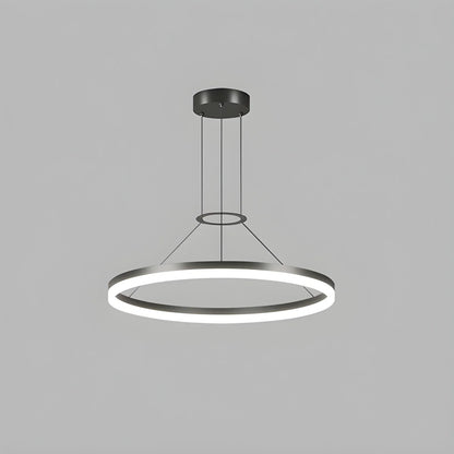 round led pendant light