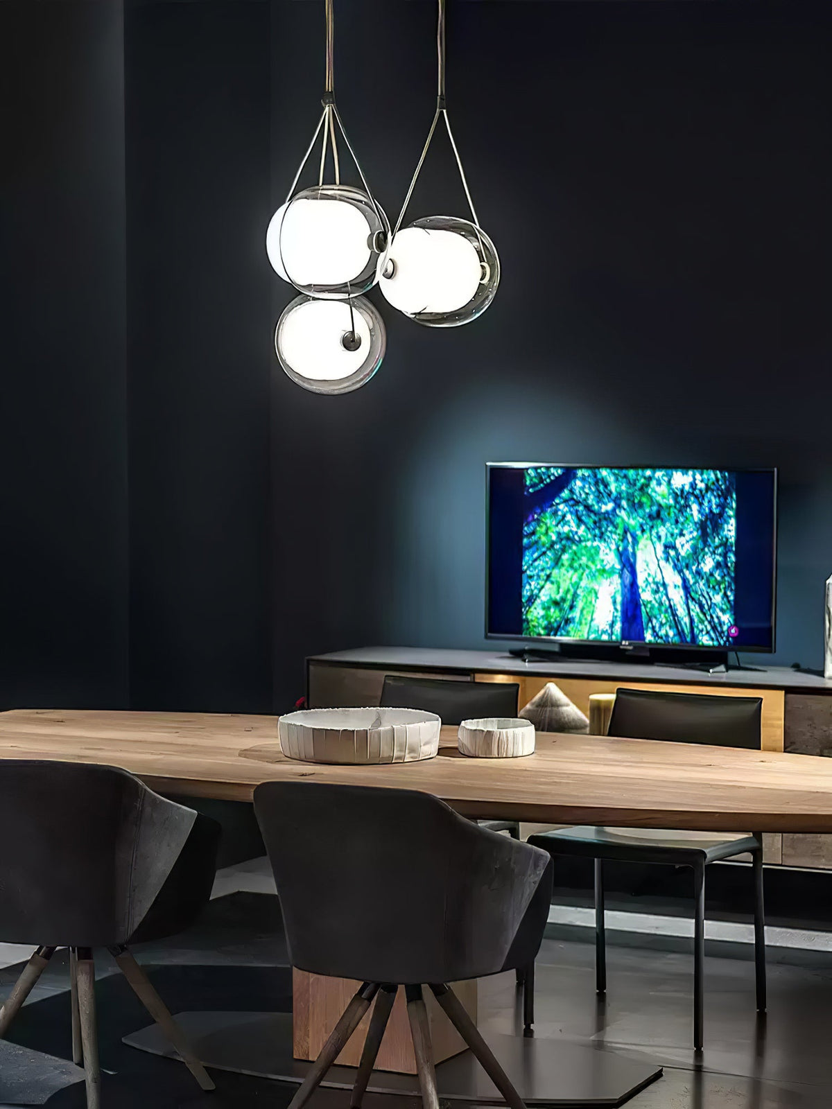 Cello Glass Pendant Light for Kitchen and Dining Room