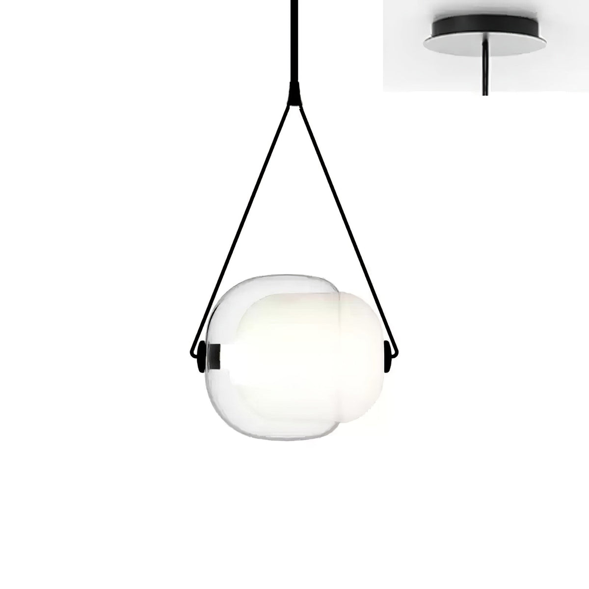 Cello Glass Pendant Light for Kitchen and Dining Room