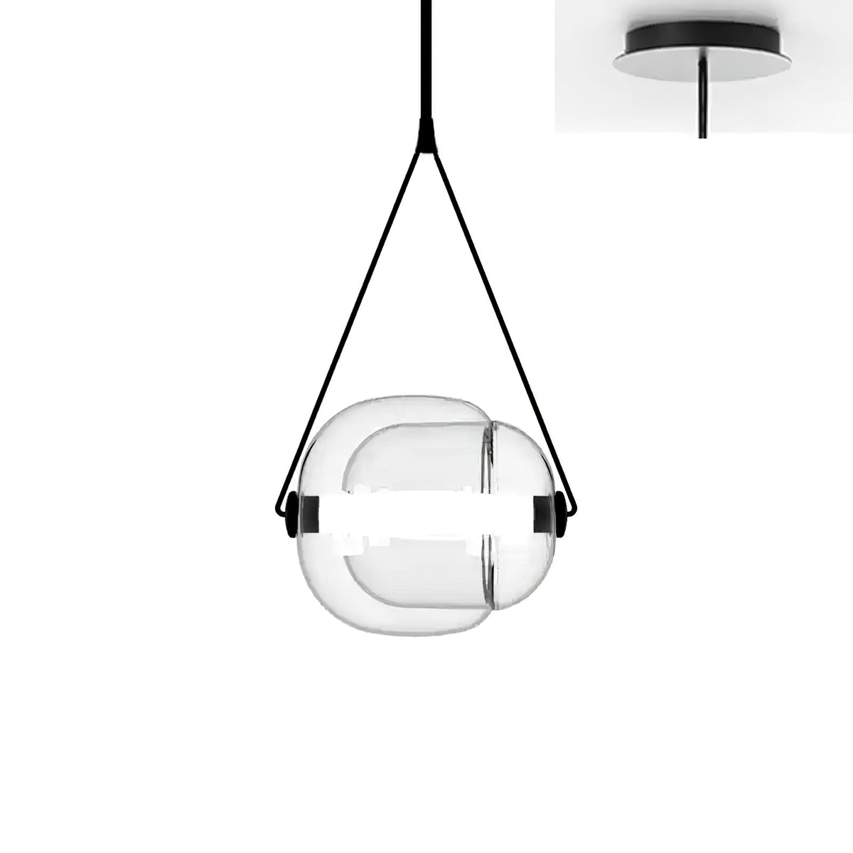 Cello Glass Pendant Light for Kitchen and Dining Room