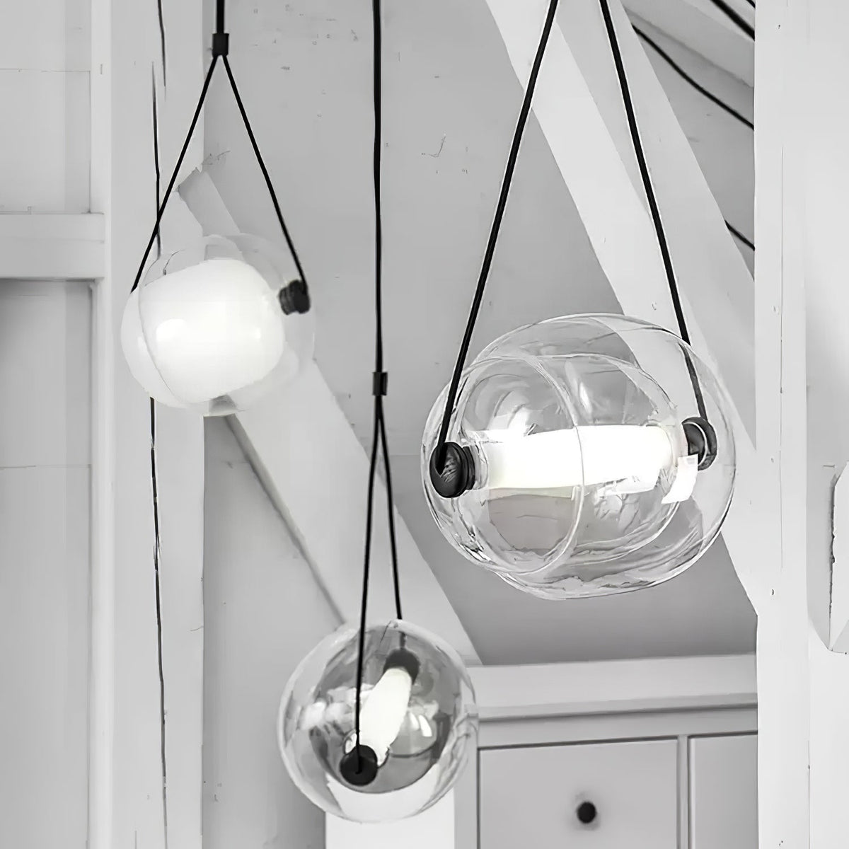 Cello Glass Pendant Light for Kitchen and Dining Room