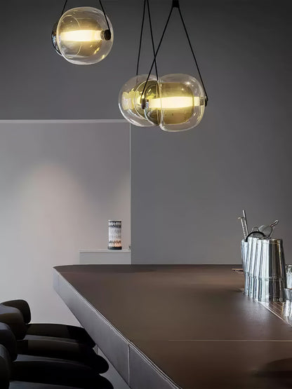 Cello Glass Pendant Light for Kitchen and Dining Room