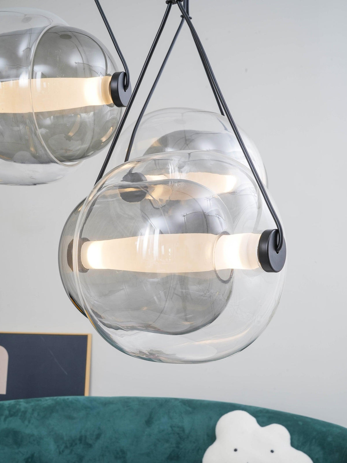 Cello Glass Pendant Light for Kitchen and Dining Room