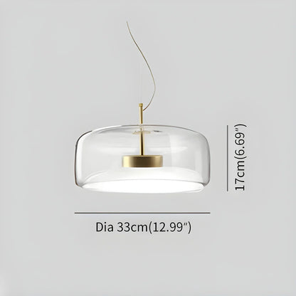 Glass Globe Pendant Light for Dining Room