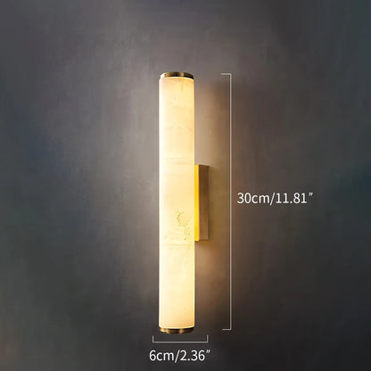Alabaster Wall Sconce for Hallway and Bedroom