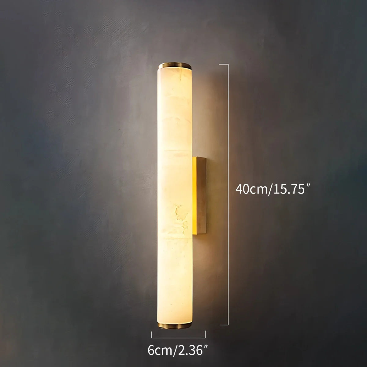 Alabaster Wall Sconce for Hallway and Bedroom