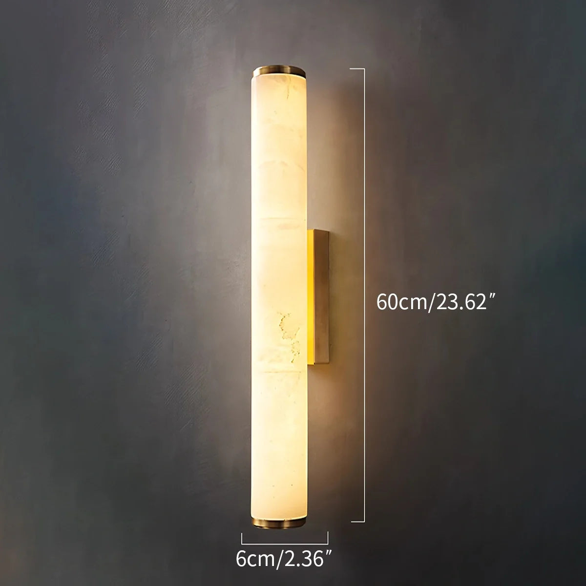 Alabaster Wall Sconce for Hallway and Bedroom