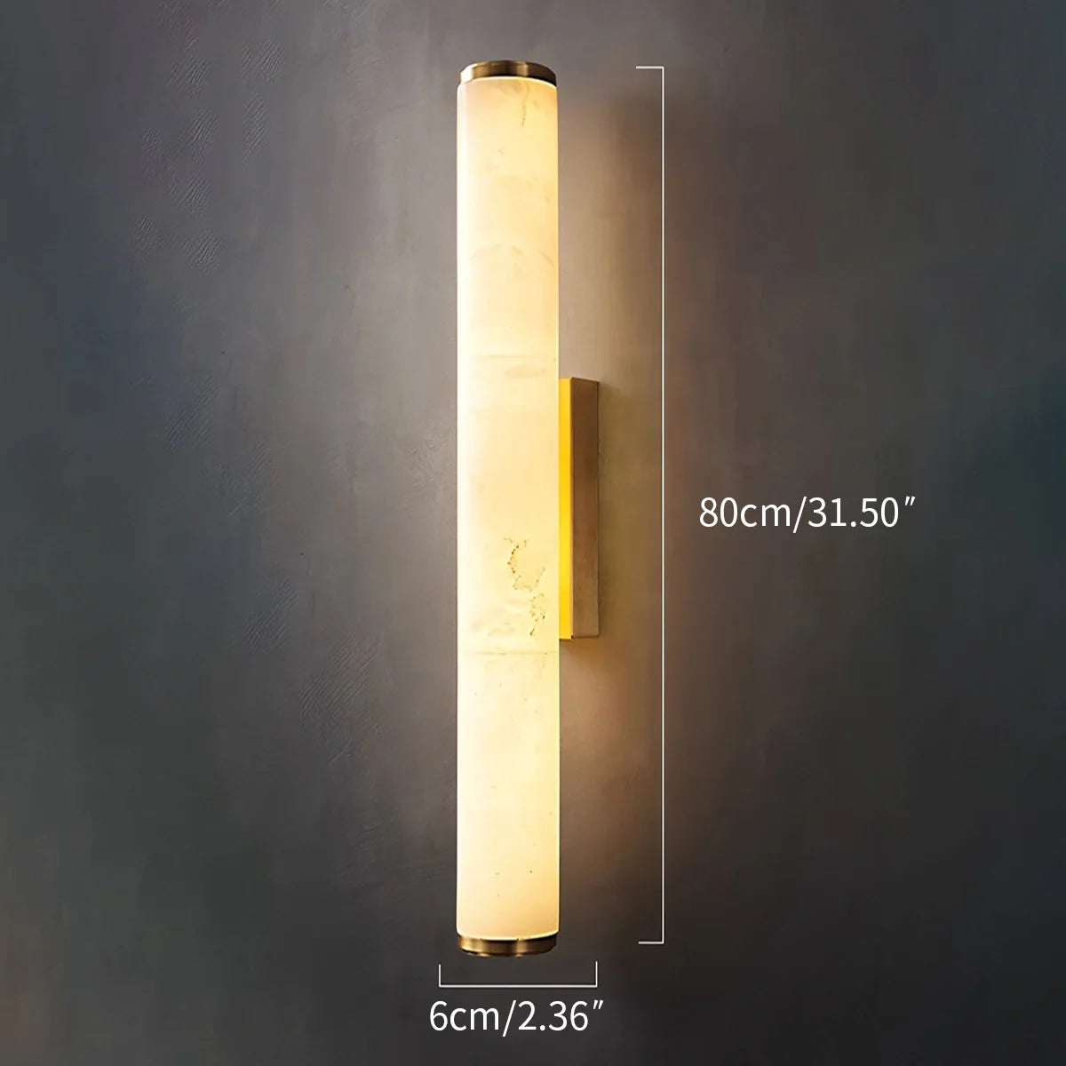 Alabaster Wall Sconce for Hallway and Bedroom