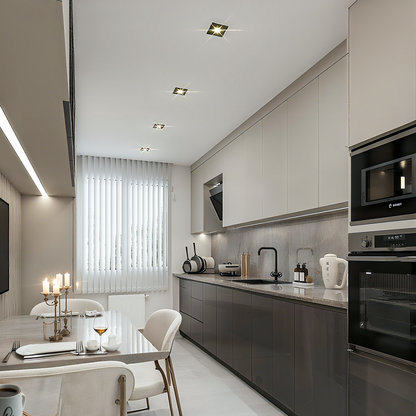 nuvlight Cubis Architectural Aluminium Recessed Geometric Spotlight