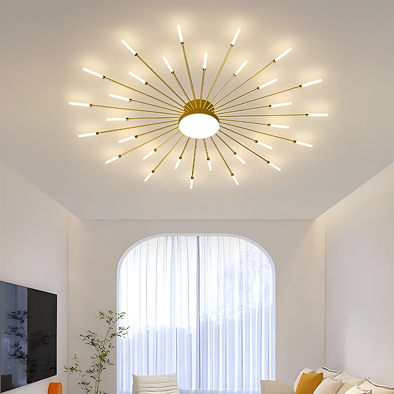 Swirl Flush Mount Ceiling Light for Living Room
