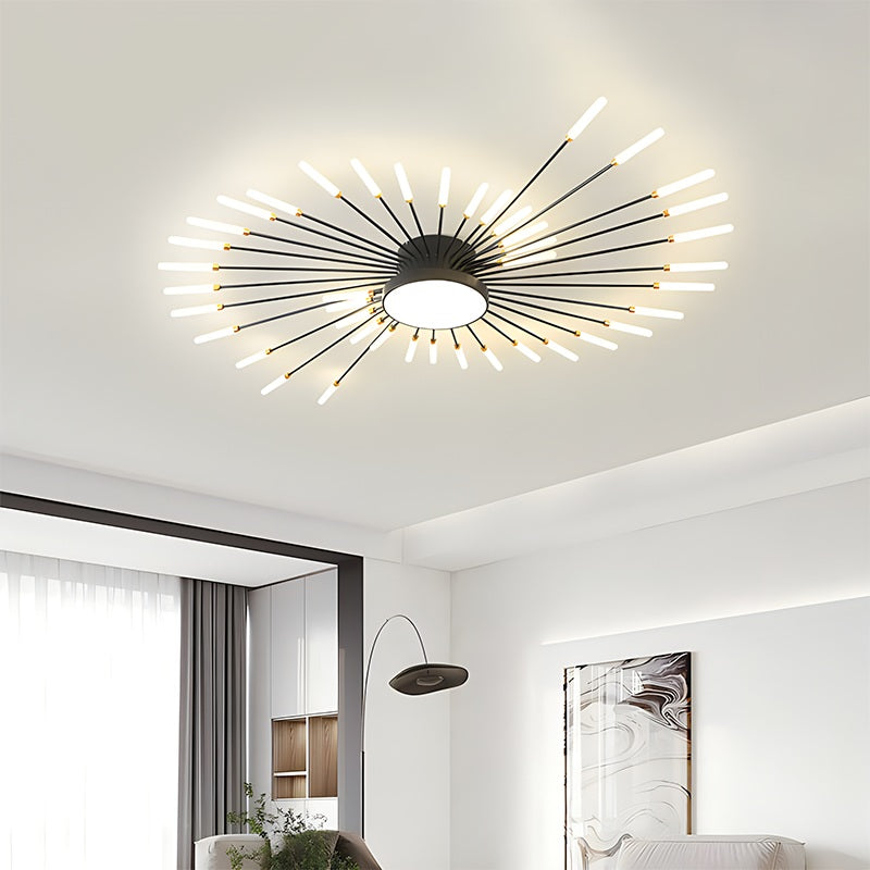 Swirl Flush Mount Ceiling Light for Living Room