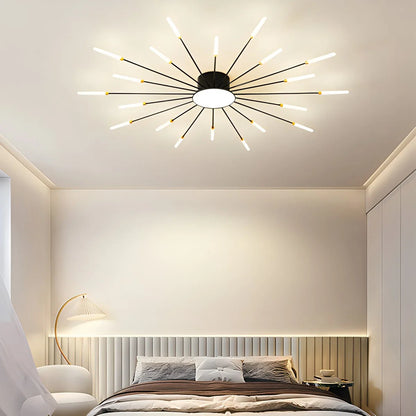 Swirl Flush Mount Ceiling Light for Living Room