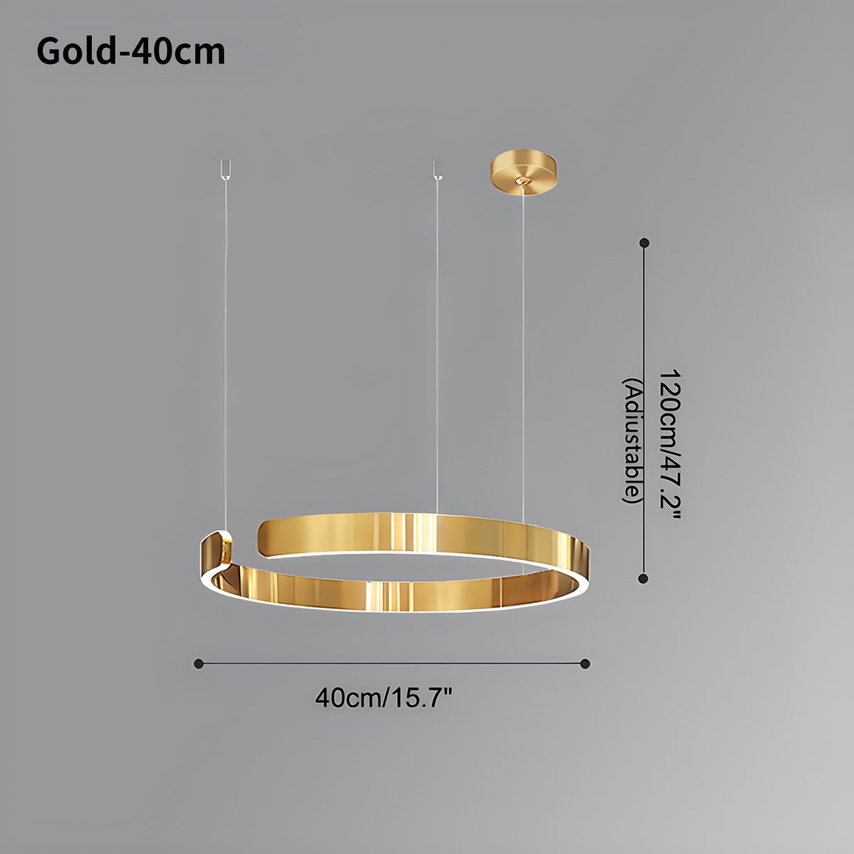 LED Ring Chandelier for Living Room and Office