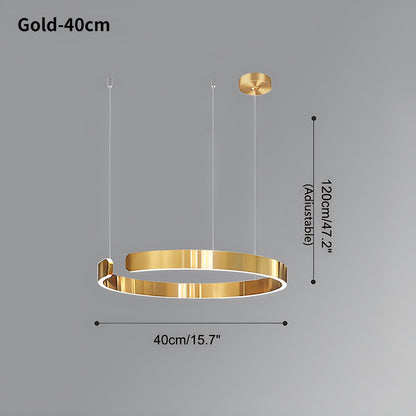 LED Ring Chandelier for Living Room and Office
