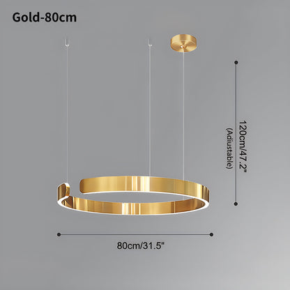 LED Ring Chandelier for Living Room and Office