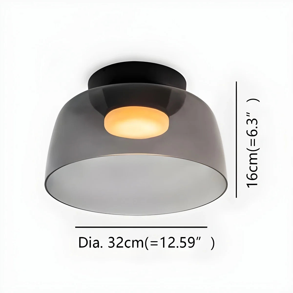 Nuvlight Colored Glass Ceiling Light
