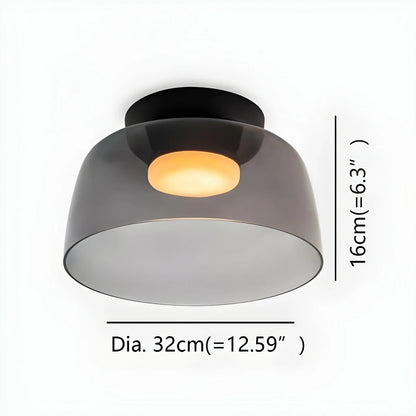 Nuvlight Colored Glass Ceiling Light