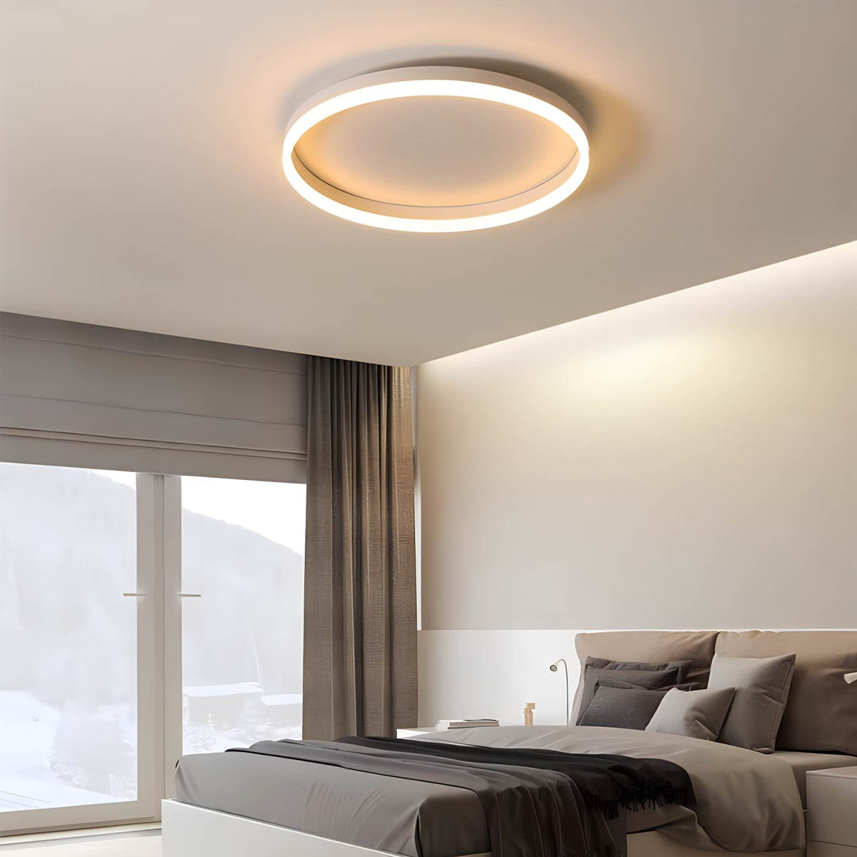 LED Flush Mount Ceiling Light for Bedroom